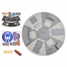 Tech Deck fingerboard Xconnect περιστρεφόμενο skate park