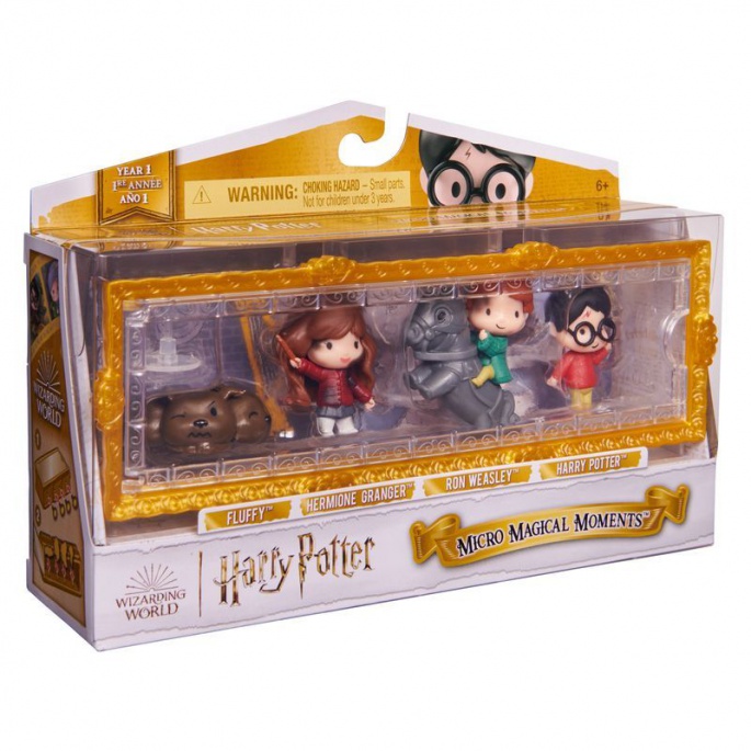 Πολυσυσκευασία μίνι φιγούρες Harry Potter με τον Harry, την Hermione και τον Ron με αξεσουάρ