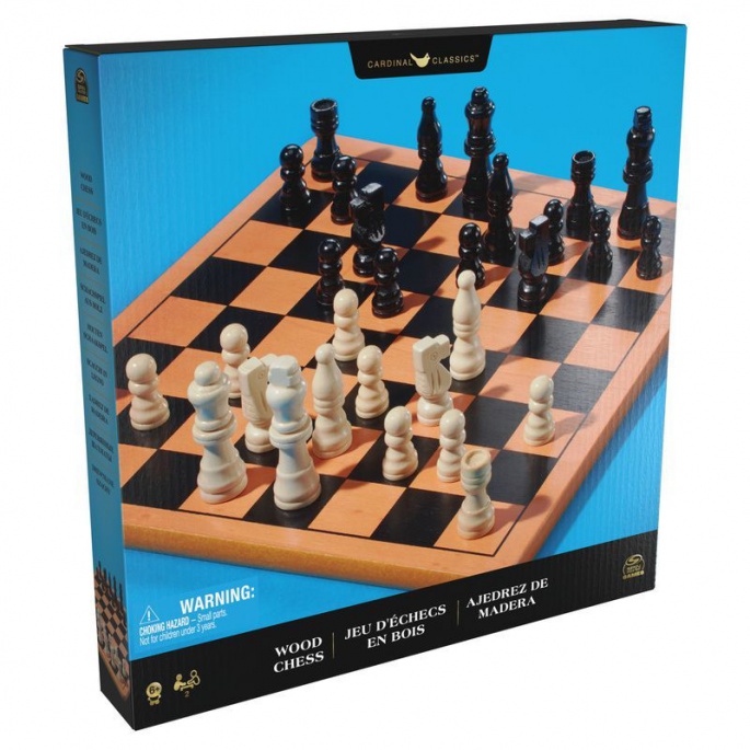Spin Master Games κλασικό ξύλινο σκάκι
