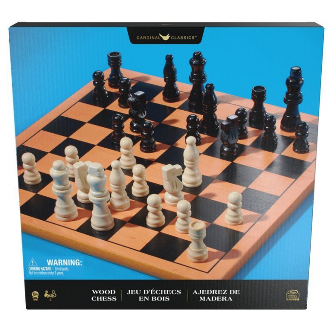 Spin Master Games κλασικό ξύλινο σκάκι