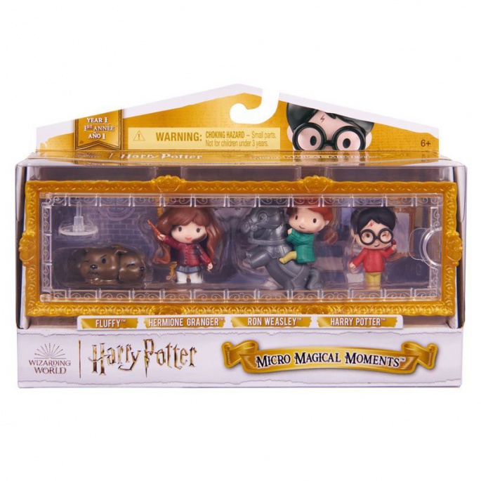 Πολυσυσκευασία μίνι φιγούρες Harry Potter με τον Harry, την Hermione και τον Ron με αξεσουάρ