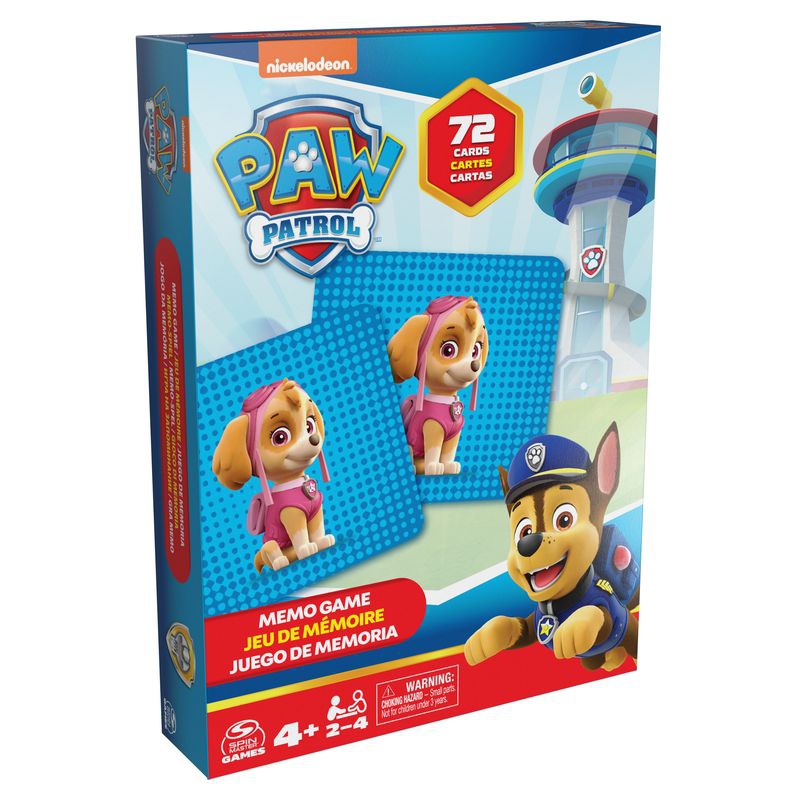 Spin Master Games Πατρούλα Paw memory game 72 κάρτες