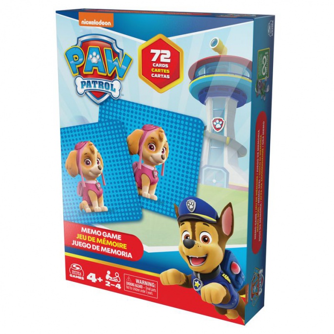 Spin Master Games Πατρούλα Paw memory game 72 κάρτες