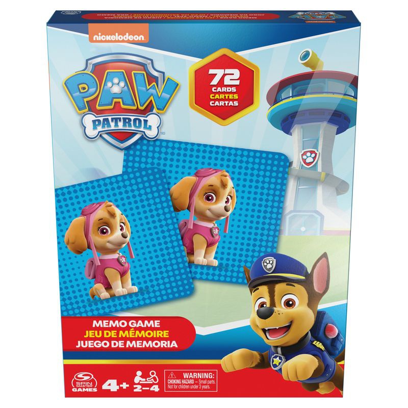 Spin Master Games Πατρούλα Paw memory game 72 κάρτες