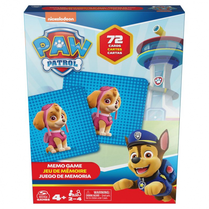 Spin Master Games Πατρούλα Paw memory game 72 κάρτες