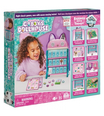 Spin Master Games Gabby's Dollhouse γεμάτο με παιχνίδια 8σε1