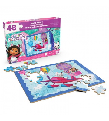 Spin Master Games Gabby's Dollhouse, παζλ από ξύλο 48 τεμαχίων