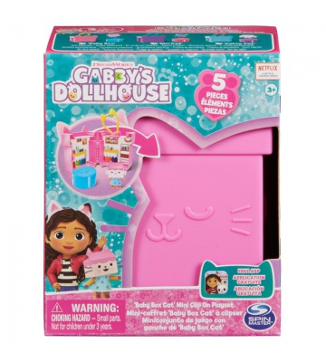Gabby's Dollhouse, σετ αναδιπλούμενου κρεβατιού Baby box