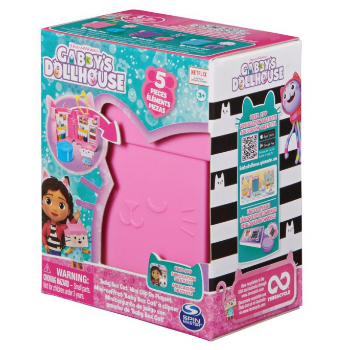 Gabby's Dollhouse, σετ αναδιπλούμενου κρεβατιού Baby box