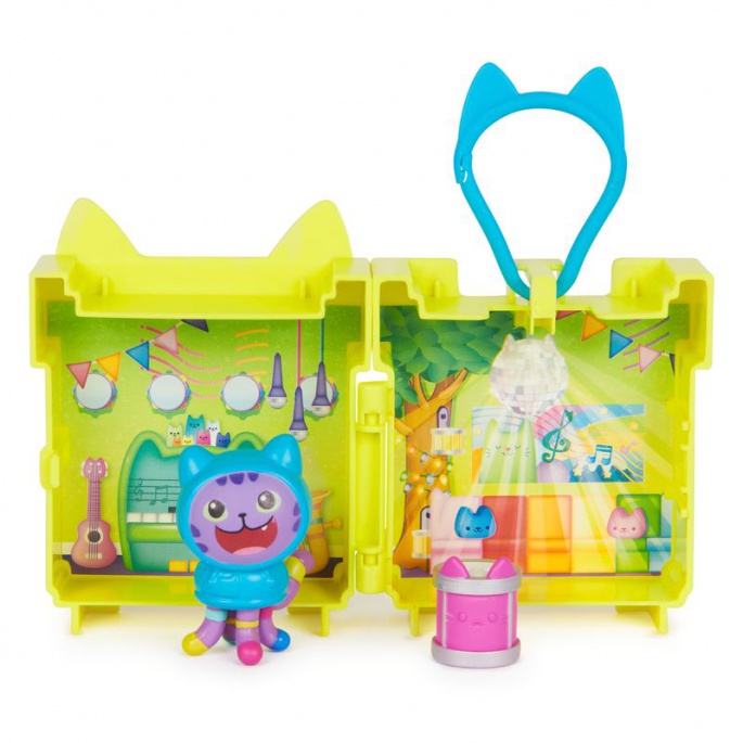 Gabby's Dollhouse, σετ αναδιπλούμενου μπρελόκ DJ Catnip