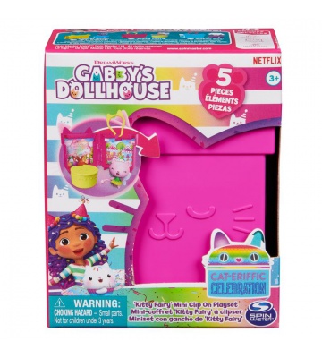 Gabby's Dollhouse, σετ από διπλωμένα μενταγιόν Kitty Fairy