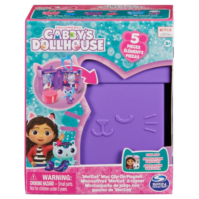Gabby's Dollhouse, σετ κρεμαστό πτυσσόμενο MerCat