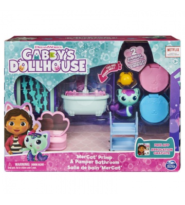 Gabby's Dollhouse πολυτελής μπάνιο δωματίου