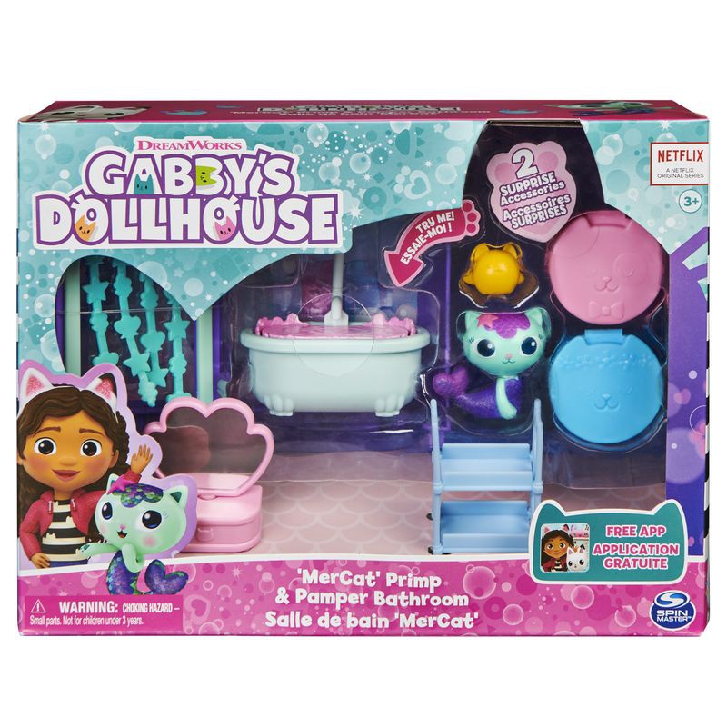 Gabby's Dollhouse πολυτελής μπάνιο δωματίου