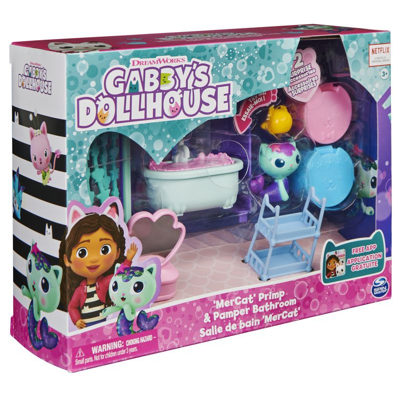 Gabby's Dollhouse πολυτελής μπάνιο δωματίου