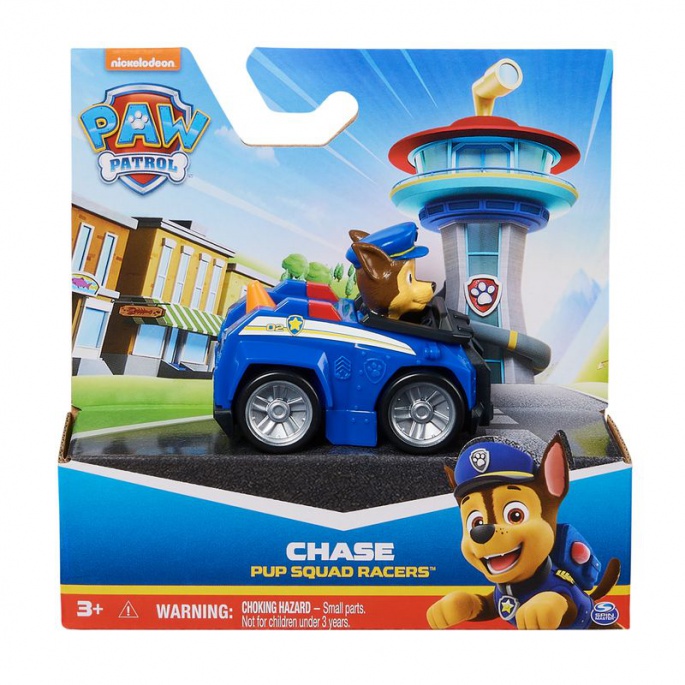 Το μικρό αυτοκινητάκι της ομάδας PAW Patrol με τη φιγούρα του Chase