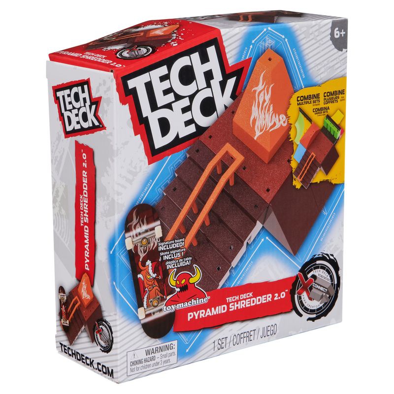 Tech Deck Xconnect skatepark Mafia Pyramid Shredder Toy Machine