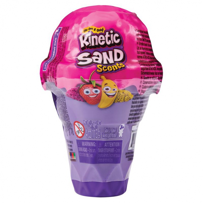Kinetic Sand αρωματικό παγωτό κώνος φράουλα και μπανάνα