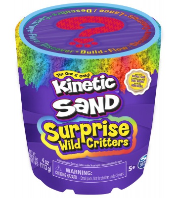 Kinetic Sand κουτί με άμμος και έκπληξη