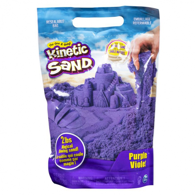 Kinetic Sand συσκευασία από μωβ άμμο 0,9 κιλά