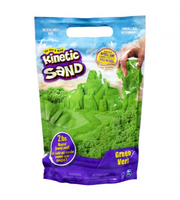 Kinetic Sand συσκευασία με πράσινη ρευστή άμμο 0,9 κιλά