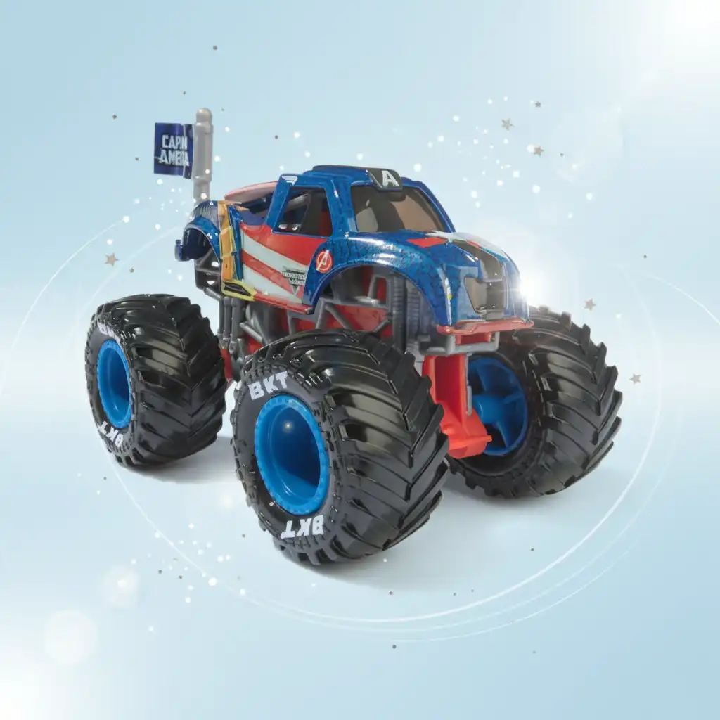 Δημιουργήστε τη δική σας Monster Jam παράσταση γεμάτη ηρωική δράση.