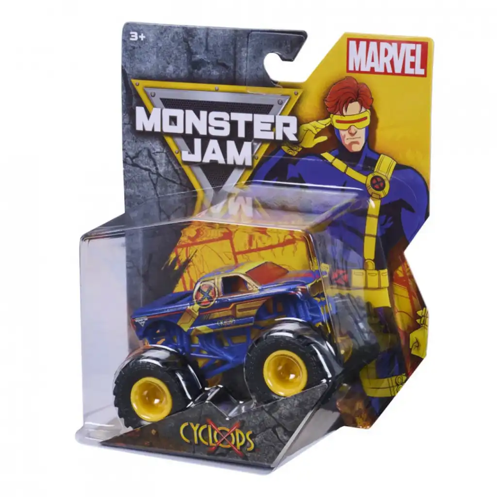 Ζήστε επικές μονομαχίες monster trucks σε στυλ Marvel.