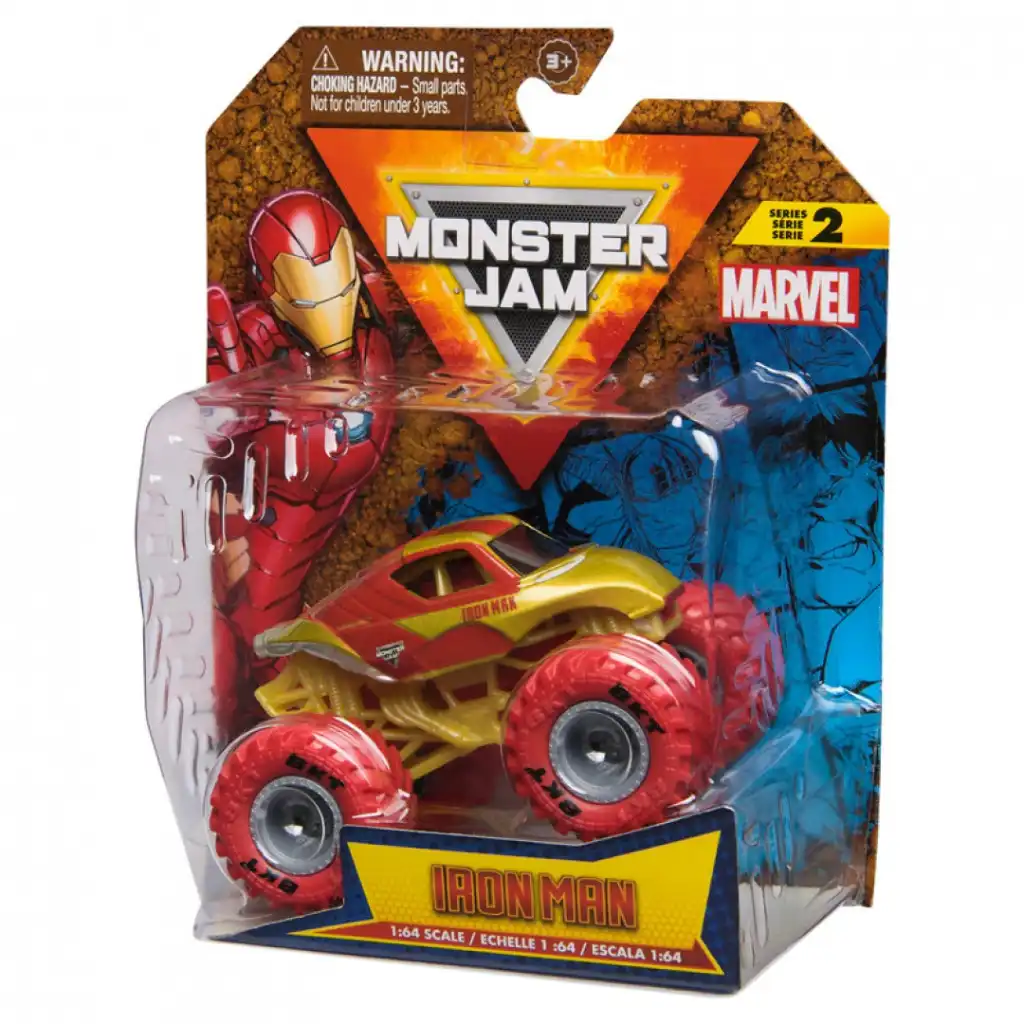 Ζήστε την ατελείωτη δράση με τον Iron Man στην αρένα Monster Jam.