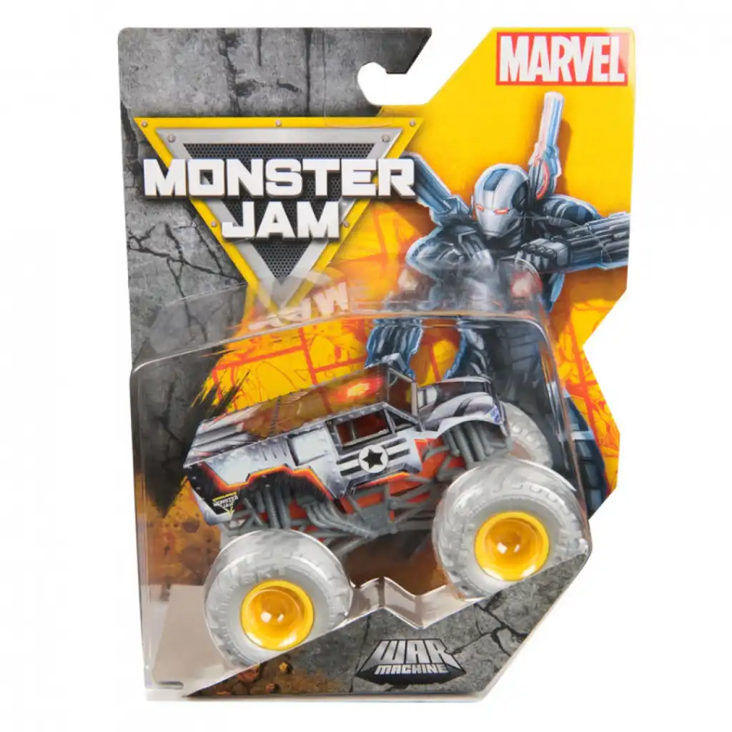 Λεπτομερής κατασκευή συλλεκτικού monster truck από χυτοπρεσαριστό μέταλλο.