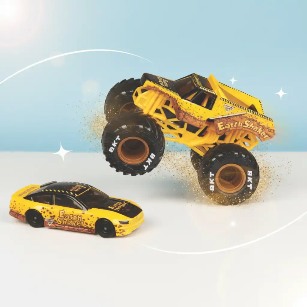Δημιουργήστε τη δική σας Monster Jam αρένα γεμάτη άλματα.