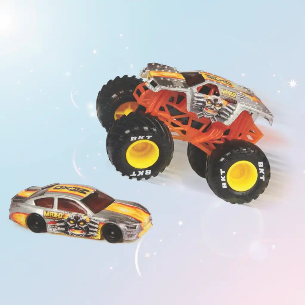 Δημιουργήστε τη δική σας Monster Jam αρένα γεμάτη άλματα.