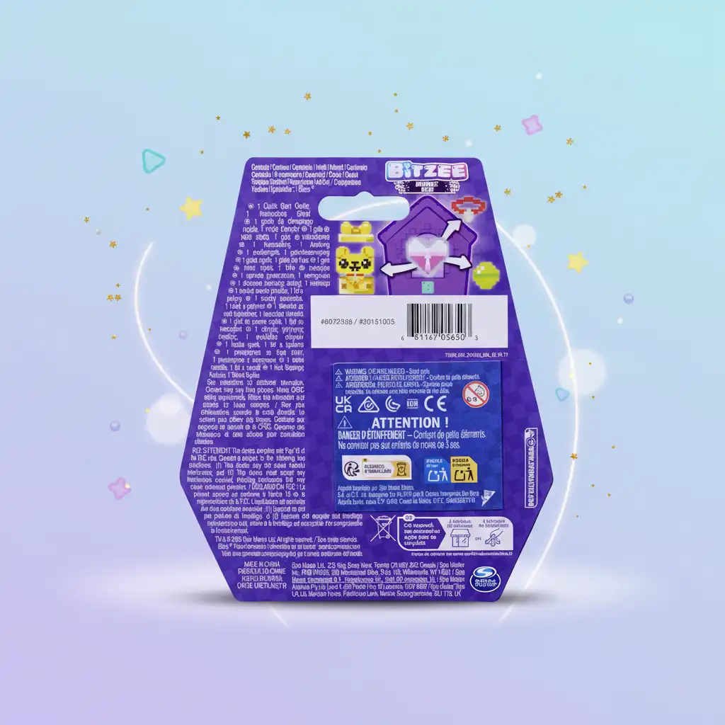 Λεπτομερής σχεδιασμός αλληλεπιδραστικού 3D σπιτιού για εικονικά κατοικίδια Bitzee.