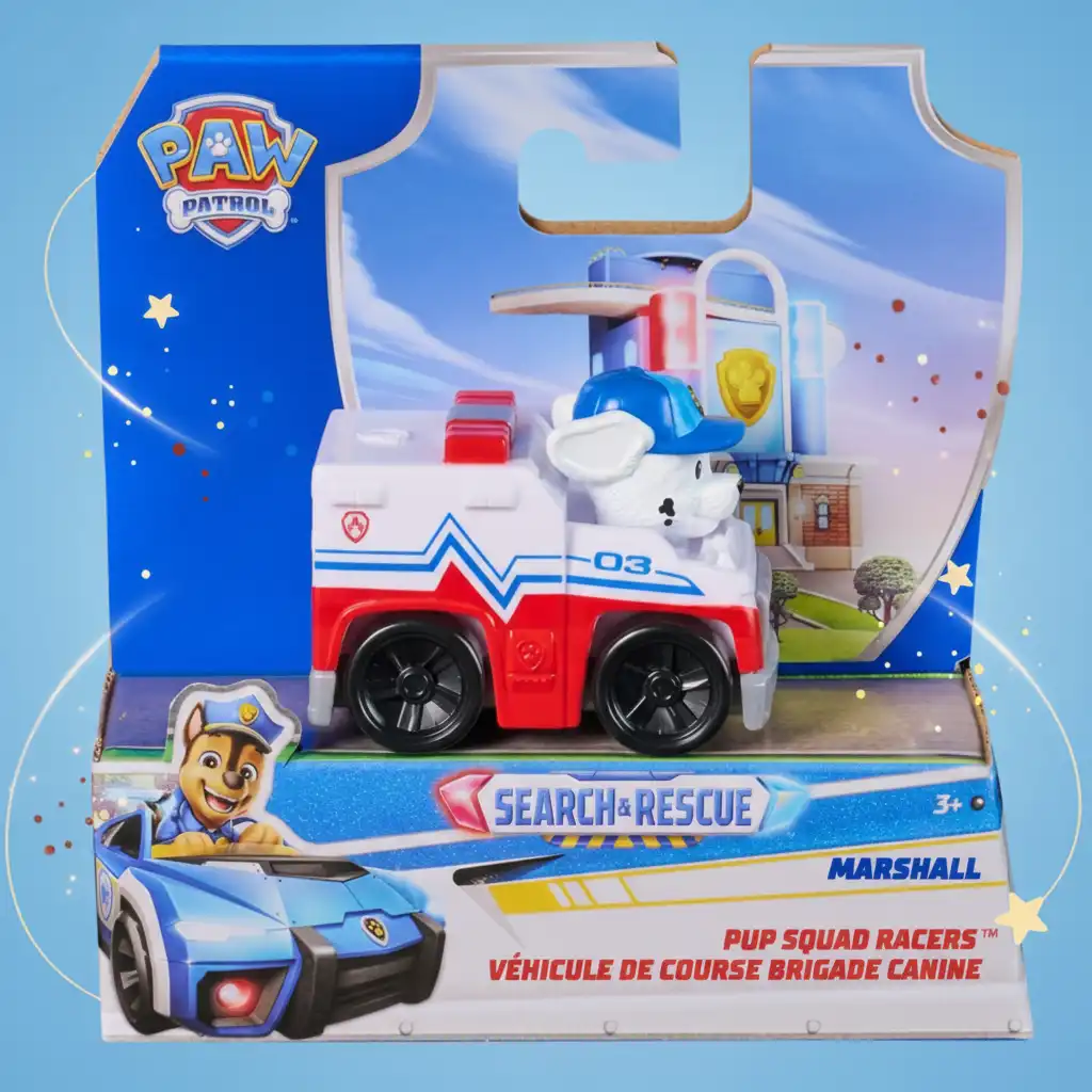 Ξεκινήστε τη δράση με τον ατρόμητο πυροσβέστη Μάρσαλ και το όχημά του!