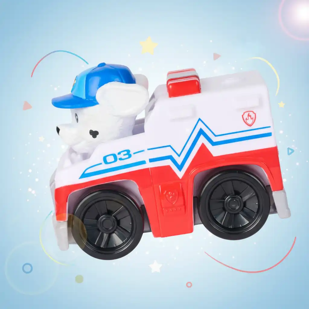 Ανακαλύψτε απεριόριστες δυνατότητες δημιουργικού παιχνιδιού με λειτουργικό όχημα διάσωσης.