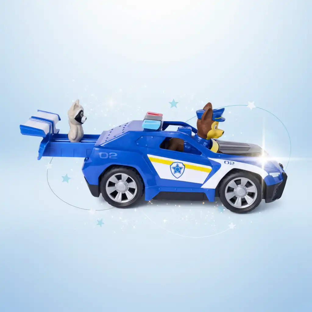 Αναπτύξτε τη δημιουργικότητα των παιδιών με διαδραστικά στοιχεία του οχήματος διάσωσης.