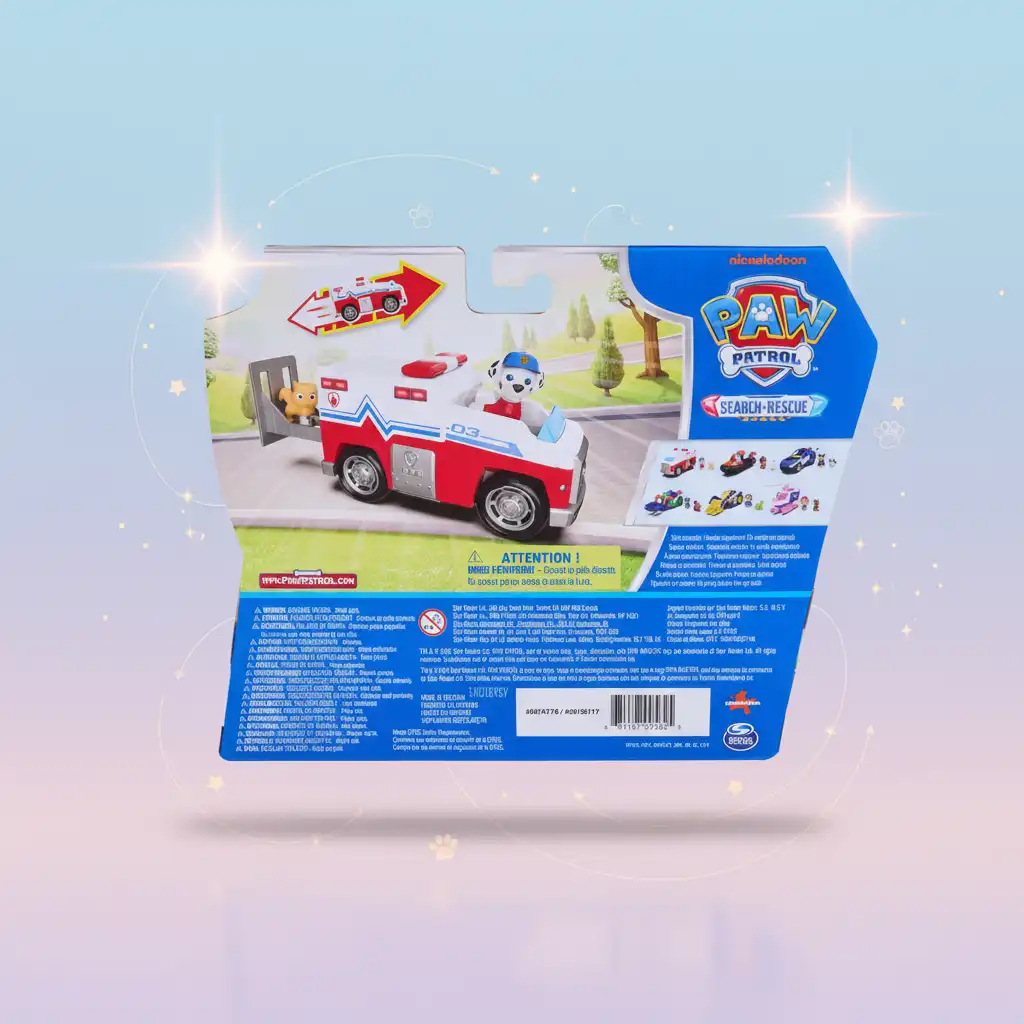 Ποιοτική κατασκευή και αυθεντικές λεπτομέρειες οχήματος διάσωσης Μάρσαλ.