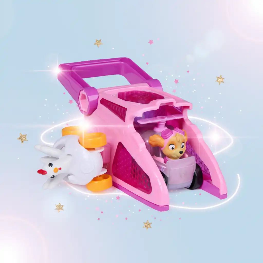 Λεπτομερής επεξεργασία του μηχανισμού εκτόξευσης και των αγωνιστικών αυτοκινήτων Σκάι.