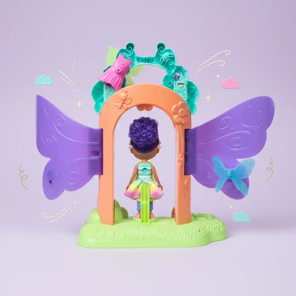 Ενστικτώδες μαγνητικό σύστημα για αστραπιαία αλλαγή εμφάνισης της κούκλας.