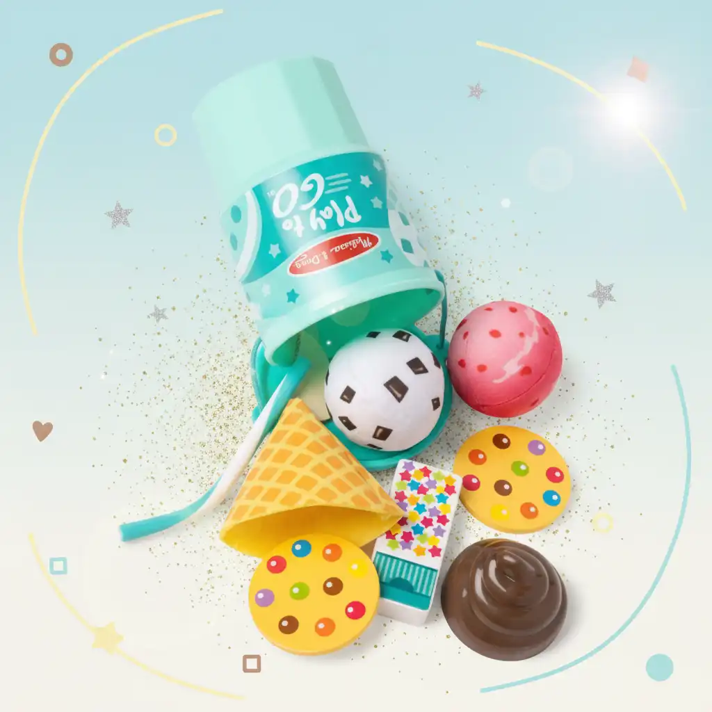 Το πρακτικό ποτηράκι εξασφαλίζει εύκολη καθαριότητα και μεταφορά του σετ.