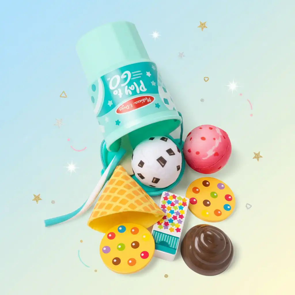 Αναπτύξτε τη φαντασία δημιουργώντας απεριόριστους συνδυασμούς παγωτών νοστιμιών.