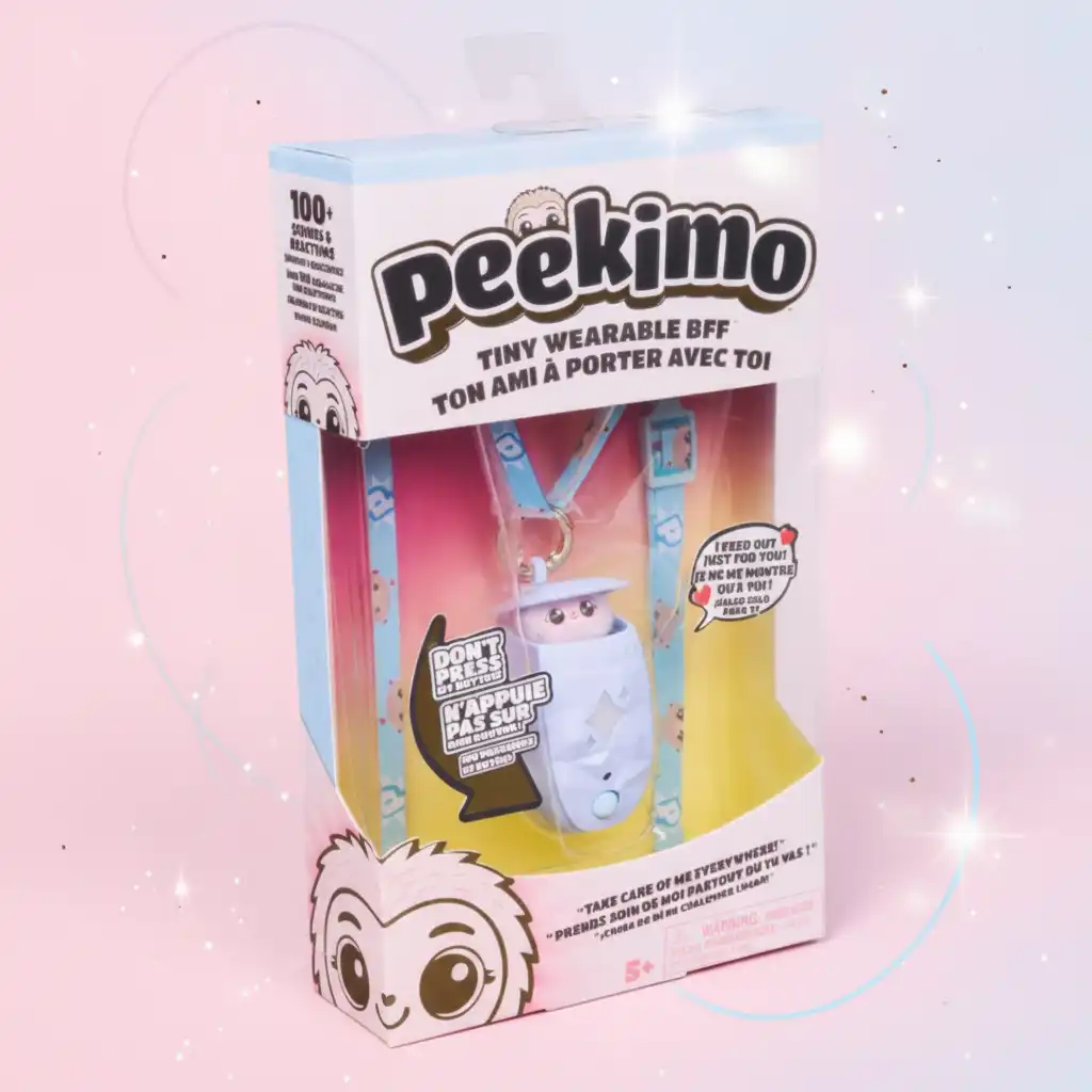 Παρακολουθήστε το Peekimo να εμφανίζεται για πρώτη φορά από τη θήκη του.